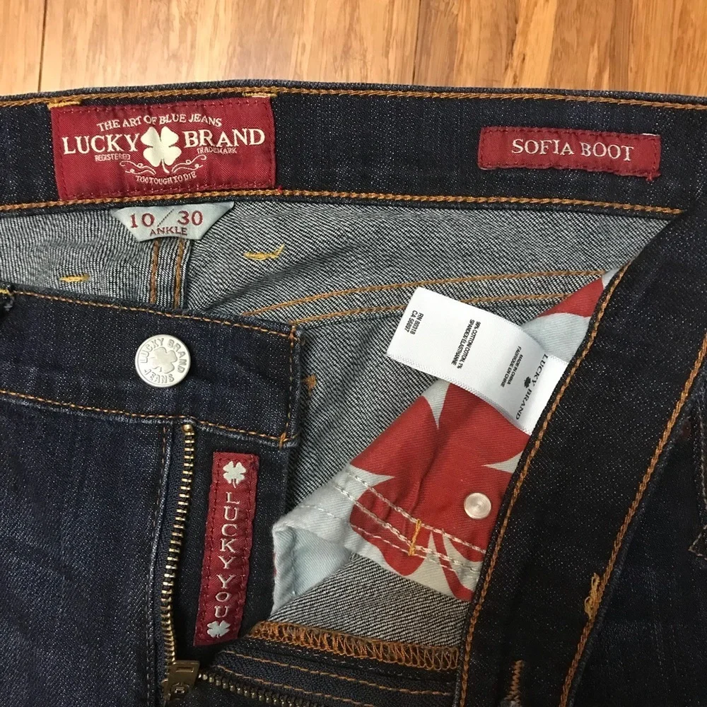 Lucky Brand Sofia Boot Jeans 041 - Picture 5 of 7
